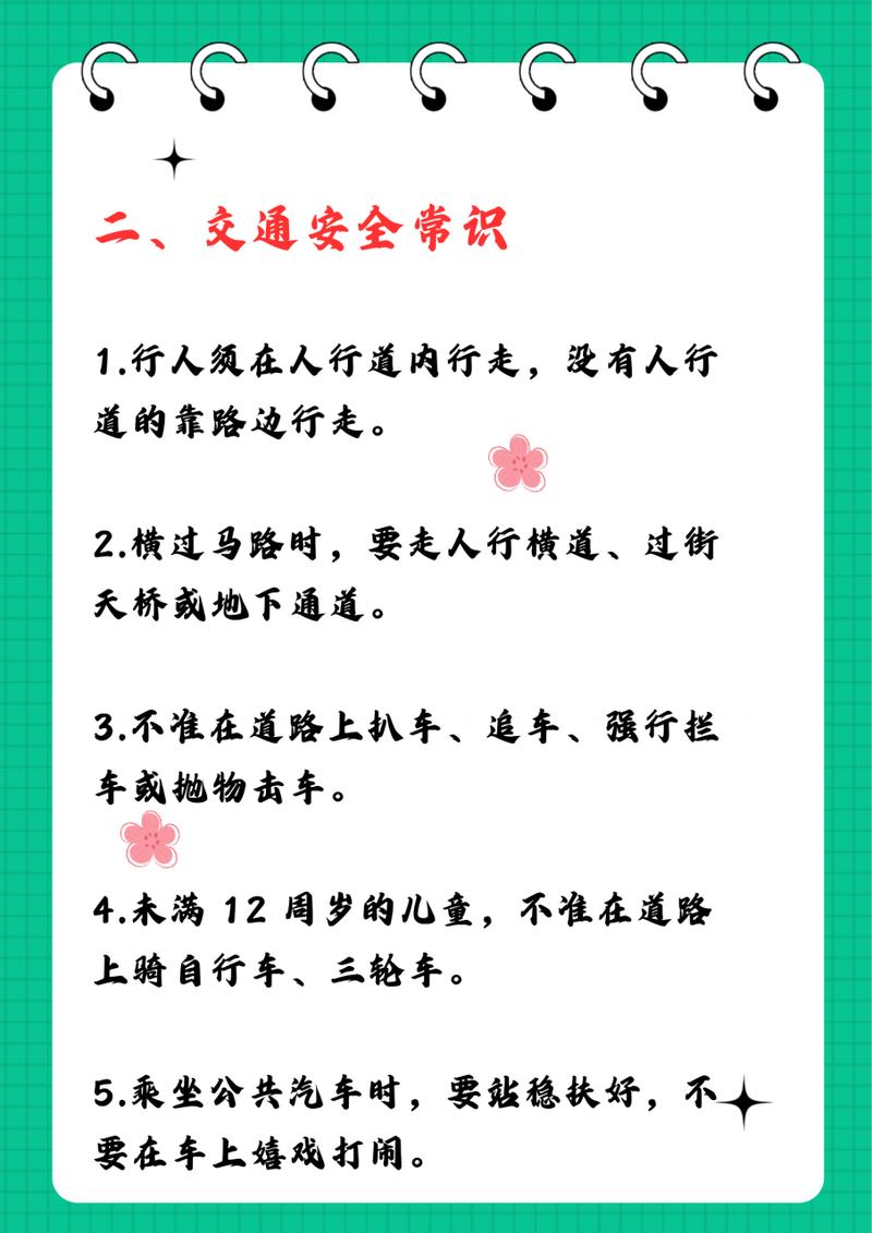 交通知识安全常识的简单介绍 第2张 交通知识安全常识的简单介绍 第2张